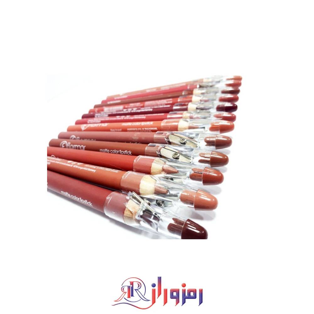 رژلب مدادی فلورمار flormar پک 12 عددی،خرید و قیمت رژلب مدادی فلورمار flormar پک 12 عددی